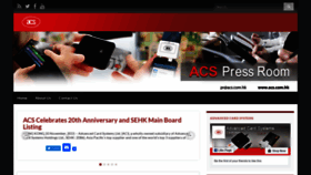 What Acspress.com website looked like in 2019 (4 years ago)