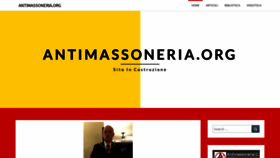 What Antimassoneria.org website looked like in 2019 (4 years ago)