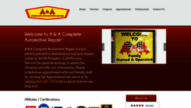 What Aacompleteautomotive.com website looked like in 2019 (4 years ago)
