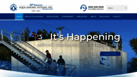 What Aqua-aerobic.com website looked like in 2019 (4 years ago)