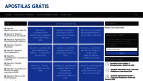 What Apostilasgratis.net website looked like in 2019 (4 years ago)