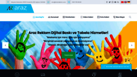 What Arazreklam.com website looked like in 2019 (4 years ago)