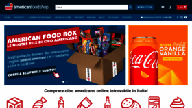 What Americanfoodshop.it website looked like in 2019 (4 years ago)
