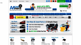 What Amcarparts.co.uk website looked like in 2019 (4 years ago)