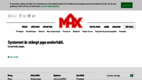 What Agresso.max.se website looked like in 2019 (4 years ago)