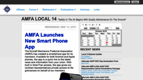 What Amfa14.org website looked like in 2019 (4 years ago)
