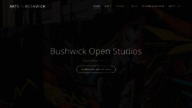 What Artsinbushwick.org website looked like in 2019 (4 years ago)