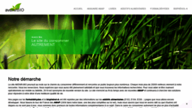 What Avenir-bio.fr website looked like in 2019 (4 years ago)