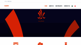 What Alemi.global website looked like in 2019 (4 years ago)