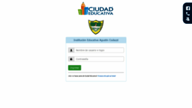 What Agustincodazzicodazzi.ciudadeducativa.com website looked like in 2019 (4 years ago)