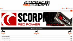 What Adrenalin-pedstop.co.uk website looked like in 2019 (4 years ago)