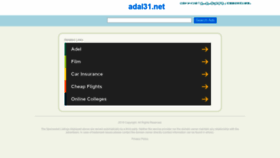 What Adal31.net website looked like in 2019 (4 years ago)