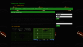 What Americanfootballgames.net website looked like in 2019 (4 years ago)