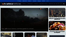 What Aztecanoticias.com.mx website looked like in 2019 (4 years ago)