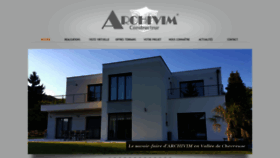 What Archivim.fr website looked like in 2019 (4 years ago)