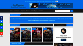What Asagichan.com website looked like in 2019 (4 years ago)