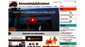 What Almedalsbiblioteket.se website looked like in 2019 (4 years ago)