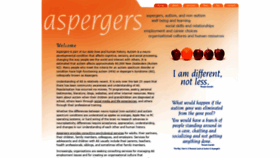 What Aspergers.consulting website looked like in 2019 (4 years ago)