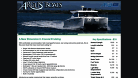 What Argusboats.com website looked like in 2019 (4 years ago)