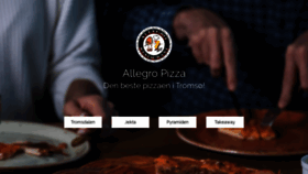 What Allegropizza.no website looked like in 2019 (4 years ago)