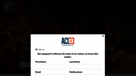 What Acl.org.au website looked like in 2019 (4 years ago)