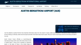 What Austin-airport.com website looked like in 2019 (4 years ago)