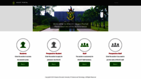 What Apps.knust.edu.gh website looked like in 2019 (4 years ago)