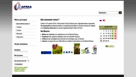 What Afraa.fr website looked like in 2019 (4 years ago)
