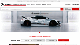 What Acuraexpressparts.com website looked like in 2019 (4 years ago)