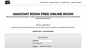 What Asiachat.net website looked like in 2019 (4 years ago)