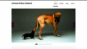 What Animalartists.nl website looked like in 2019 (4 years ago)