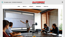 What Alkosign.com website looked like in 2019 (4 years ago)
