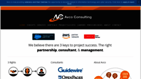 What Avcoconsulting.com website looked like in 2019 (4 years ago)