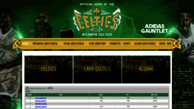 What Atlantaceltics.org website looked like in 2019 (4 years ago)