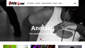 What Anniann.com website looked like in 2019 (4 years ago)