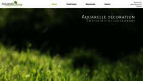 What Aquarelledeco.com website looked like in 2019 (4 years ago)