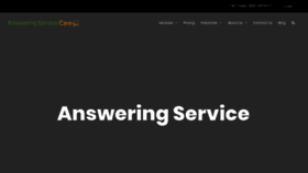 What Answeringservicecare.net website looked like in 2019 (4 years ago)