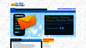 What Allbestmessages.com website looked like in 2019 (4 years ago)