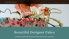 What Angelcakecompany.co.uk website looked like in 2019 (4 years ago)
