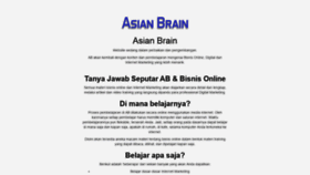 What Asianbrain.com website looked like in 2019 (4 years ago)