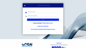 What Account.eai.eu website looked like in 2019 (4 years ago)