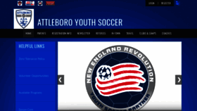 What Attleborosoccer.com website looked like in 2019 (4 years ago)