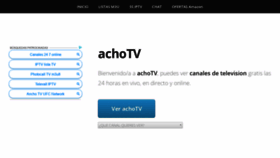 What Achotv.com website looked like in 2019 (4 years ago)