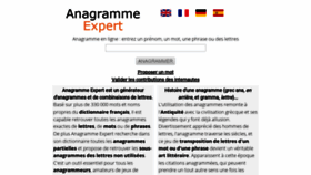 What Anagramme-expert.com website looked like in 2019 (4 years ago)