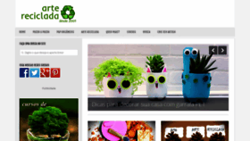 What Artereciclada.com.br website looked like in 2019 (6 years ago)