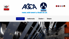 What Agca.com.tr website looked like in 2019 (4 years ago)