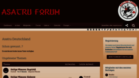 What Asatru-forum.de website looked like in 2019 (4 years ago)