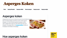 What Aspergeskoken.info website looked like in 2019 (4 years ago)