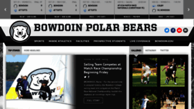 What Athletics.bowdoin.edu website looked like in 2019 (4 years ago)