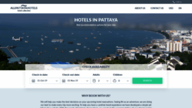 What Allpattayahotels.com website looked like in 2019 (4 years ago)